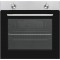 Pyramis PO78010008SIX Φούρνος άνω Πάγκου 78lt χωρίς Εστίες Π59.5εκ. Inox 034069801